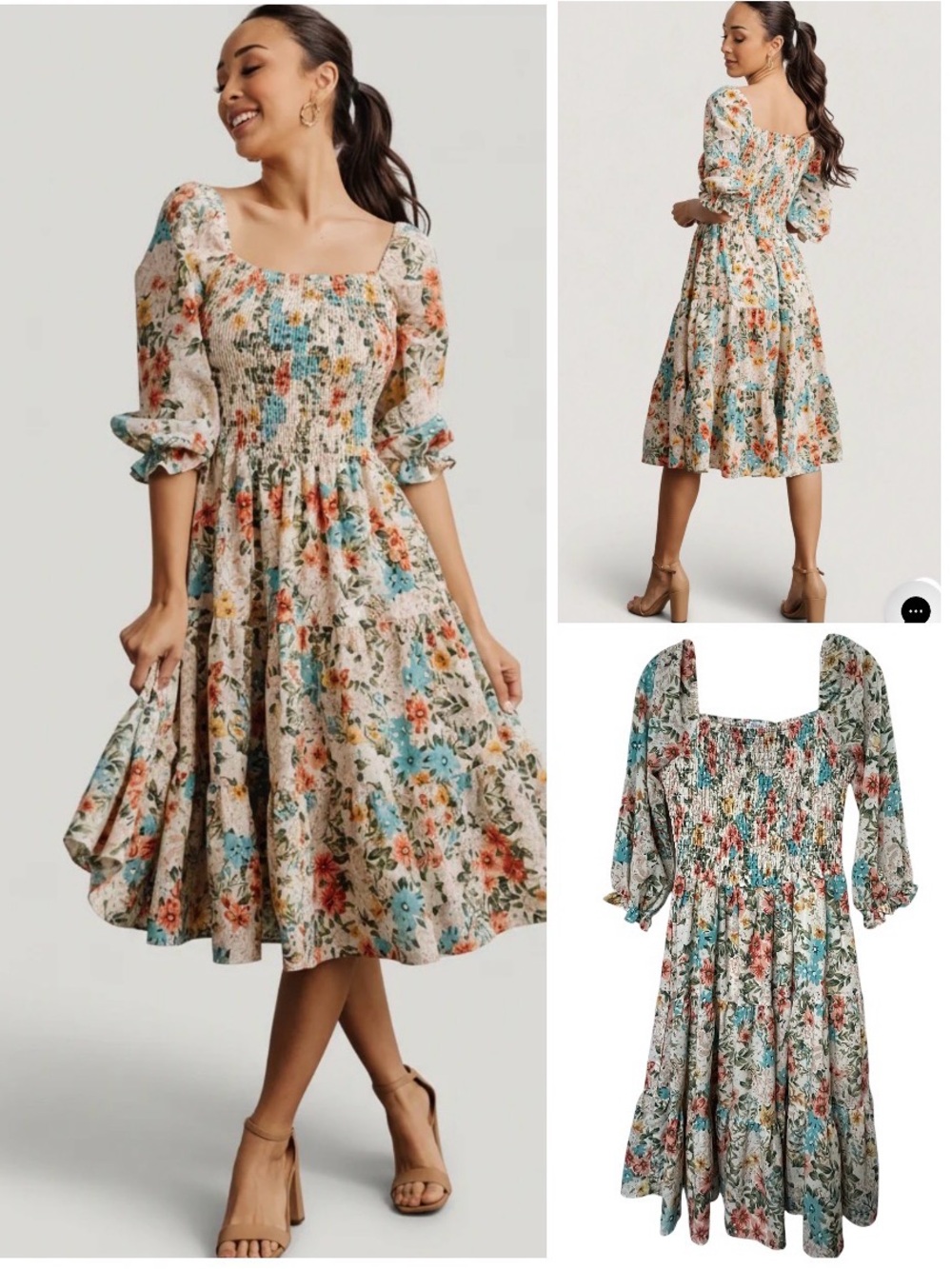 Baltic Born NWOT Marta smocked dress